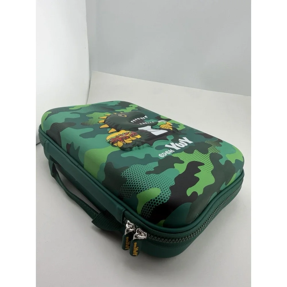Kids Lunch Box Bag Set - 3D Dinosaur Lunch Bags for Boy with Containers Reusa...